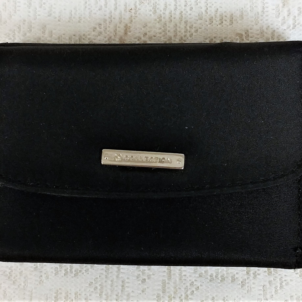 Collections Black Foldover Wallet